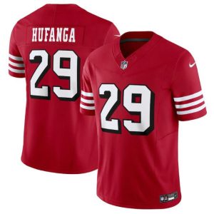 San Francisco 49ers #29 Talanoa Hufanga New Red 2023 F.U.S.E. Stitched Jersey