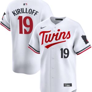 Minnesota Twins #19 Alex Kirilloff White 2024 Home Limited Stitched Jersey