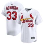 St. Louis Cardinals #33 Brendan Donovan White Home Limited Stitched Jersey