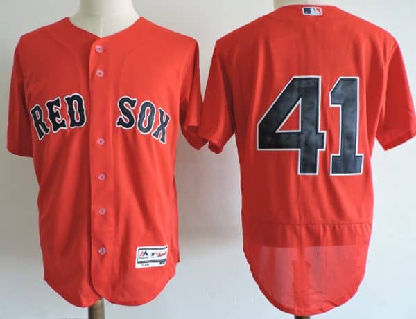 Boston Red Sox #41 Chris Sale Red Elite Stitched Jersey