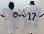 Cubs #17 Kris Bryant White Flexbase Authentic Collection Cooperstown Stitched Jersey
