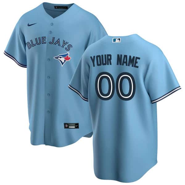 Toronto Blue Jays Customized Blue Stitched MLB Jersey