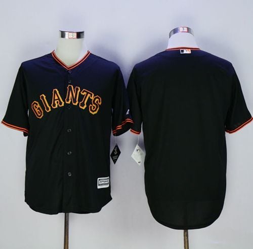 Giants Blank Black New Cool Base Fashion Stitched Jersey