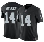 Las Vegas Raiders #14 Carter Bradley Black F.U.S.E. Vapor Stitched Jersey