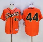 Giants #44 Willie McCovey Orange Cool Base Stitched Jersey
