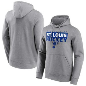 St. Louis Blues Gray Gain Ground Hoodie