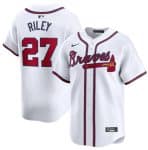 Atlanta Braves #27 Austin Riley White 2024 Home Limited Stitched Jersey