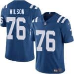 Indianapolis Colts #76 Jack Wilson Blue 2025 Vapor Limited Stitched Jersey
