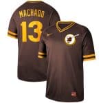San Diego Padres #13 Manny Machado Coffee Cooperstown Collection Legend Stitched Jersey