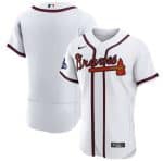 Atlanta Braves Blank 2021 White World Series Champions Stitched Baseball Jersey
