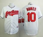 Indians #10 Yan Gomes White Cool Base Stitched Jersey