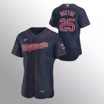 Minnesota Twins #25 Byron Buxton Navy Flex Base Stitched Jersey