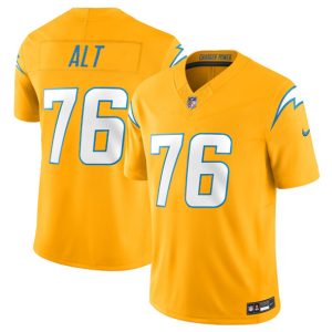 Los Angeles Chargers #76 Joe Alt Gold 2025 F.U.S.E. Alternate Vapor Limited Stitched Jersey