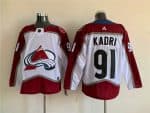 Colorado Avalanche #91 Nazem Kadri White Stitched Jersey