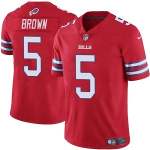 Buffalo Bills #5 Anthony Brown Red 2024 Vapor Untouchable Limited Stitched Jersey