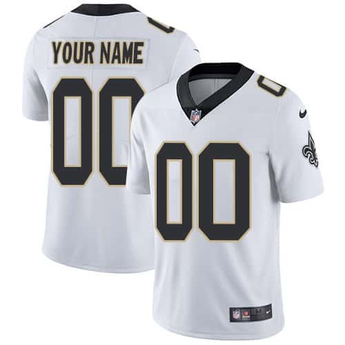 New Orleans Saints ACTIVE PLAYER Custom White Vapor Untouchable Limited Stitched NFL Jersey