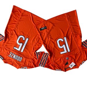 Chicago Bears #15 Rome Odunze Orange 2024 Draft F.U.S.E. Vapor Stitched Jersey