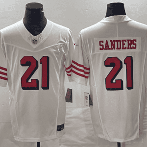 San Francisco 49ers #21 Deion Sanders White 2023 F.U.S.E. Vapor Untouchable Limited Stitched Jersey