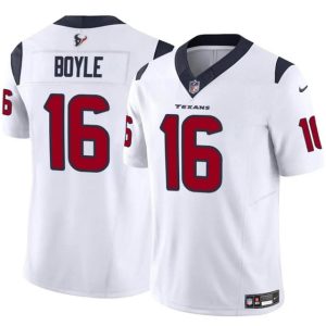 Houston Texans #16 Tim Boyle White 2024 F.U.S.E Vapor Untouchable Stitched Jersey