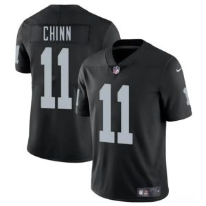 Las Vegas Raiders #11 Jeremy Chinn Black 2025 Vapor Stitched Jersey