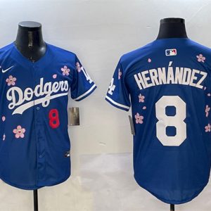 Los Angeles Dodgers #8 Enrique Hernandez Royal 2025 Tokyo Series Limited Stitched Jersey