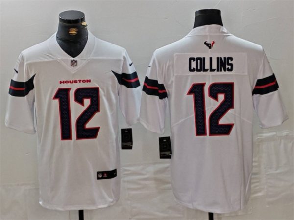 Houston Texans #12 Nico Collins White Vapor Untouchable Stitched Jersey