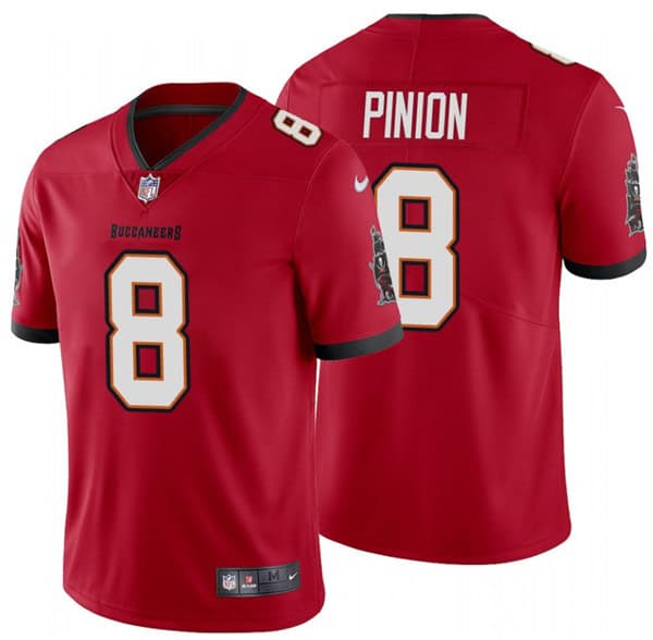 Tampa Bay Buccaneers #8 Bradley Pinion 2020 Red Vapor Untouchable Limited Stitched Jersey