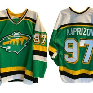 Minnesota Wild #97 Kirill Kaprizov Reverse Retro Stitched Jersey