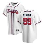 Atlanta Braves #99 Spencer Strider White Cool Base Stitched Jersey