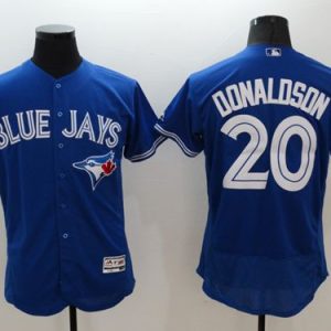 Blue Jays #20 Josh Donaldson Blue Flexbase Authentic Collection Stitched Jersey