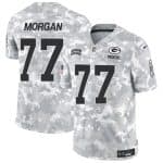 Green Bay Packers #77 Jordan Morgan Arctic Camo 2024 F.U.S.E. Salute To Service Limited Stitched Jersey