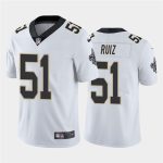 New Orleans Saints #51 Cesar Ruiz 2020 White Limited Stitched Jersey