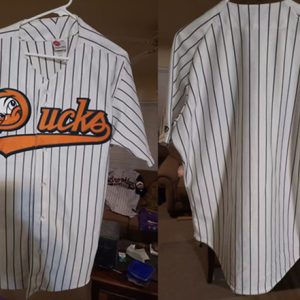 Long Island Ducks Blank White Stitched Jersey