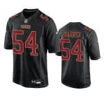San Francisco 49ers #54 Fred Warner Black Fashion Limited Stitched Game Jersey