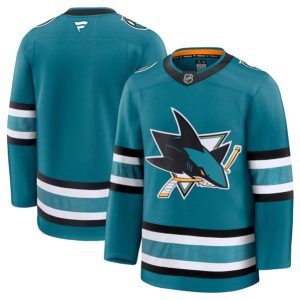 San Jose Sharks Blank Teal 2024-25 Home Stitched Jersey