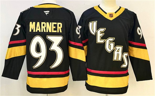 Vegas Golden Knights #93 Mitch Marner Black 2024-25 Stitched Jersey