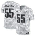 Philadelphia Eagles #55 Brandon Graham 2024 F.U.S.E Arctic Camo Salute To Service Limited Stitched Jersey