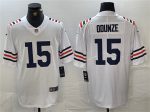 Chicago Bears #15 Rome Odunze White 2024 Draft Vapor Stitched Jersey