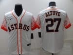 Houston Astros #27 Jose Altuve White City Connect Cool Base Stitched Baseball Jersey