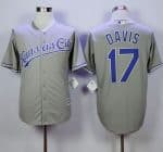 Royals #17 Wade Davis Grey New Cool Base Stitched Jersey