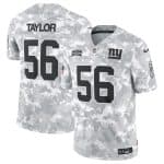 New York Giants #56 Lawrence Taylor Arctic Camo 2024 F.U.S.E. Salute To Service Limited Stitched Jersey