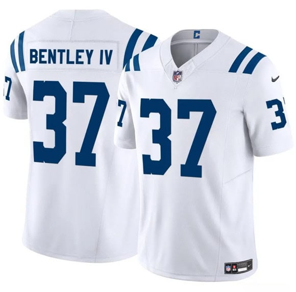 Indianapolis Colts #37 Ulysses Bentley IV White 2025 F.U.S.E. Vapor Limited Football Stitched Jersey