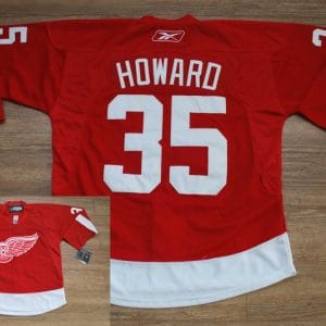 Red Wings 35# Hdward Stitched Red Jersey