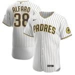 San Diego Padres #38 Jorge Alfaro White Flex Base Stitched Baseball Jersey
