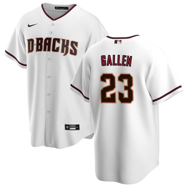 Arizona Diamondbacks #23 Zac Gallen White Cool Base Stitched Jersey