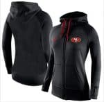 Nike San Francisco 49ers Full-Zip Performance Hoodie Black