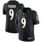 Baltimore Ravens #9 Justin Tucker Black Vapor Untouchable Limited Jersey
