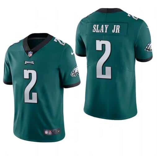 Philadelphia Eagles #2 Darius Slay JR Green Vapor Untouchable Limited Stitched Jersey