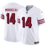 San Francisco 49ers #14 Tanner Mordecai New White 2025 F.U.S.E. Vapor Untouchable Limited Stitched Jersey