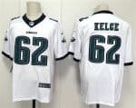 Philadelphia Eagles #62 Jason Kelce White 2024 New Vapor Untouchable Limited Football Stitched Jersey